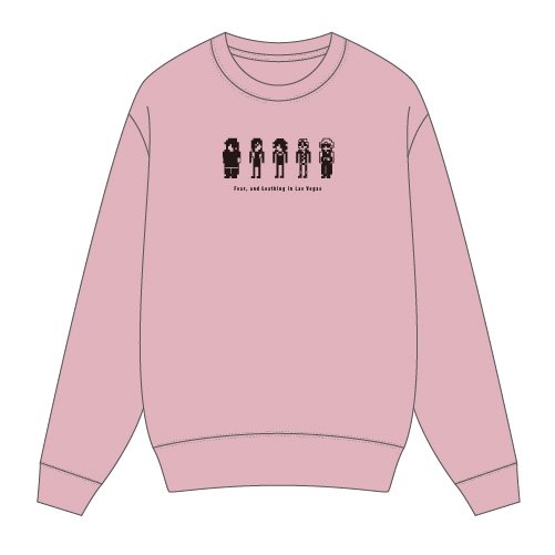 2021 WINTER Vol.4 8BIT SWEAT(LIGHT PINK) - Fear, and Loathing in Las Vegas  Online Store