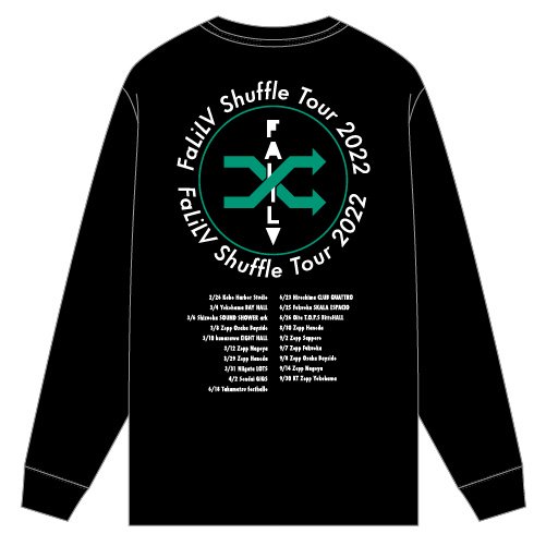 FaLiLV Shuffle Tour 2022 LONG SLEEVE T Shirts (BLACK) - Fear, and