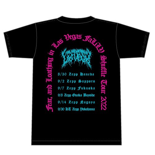 FaLiLV Shuffle Tour 2022 T-SHIRTS Vol.2 (BLACK) - Fear, and Loathing in Las  Vegas Online Store