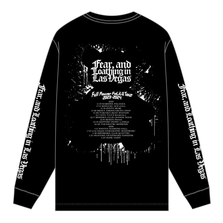 Full Power FaLiLV Tour 2023-2024 Full Color LONGSLEEVE  T-SHIRTS〈A〉(Black×Blue) - Fear, and Loathing in Las Vegas Online Store