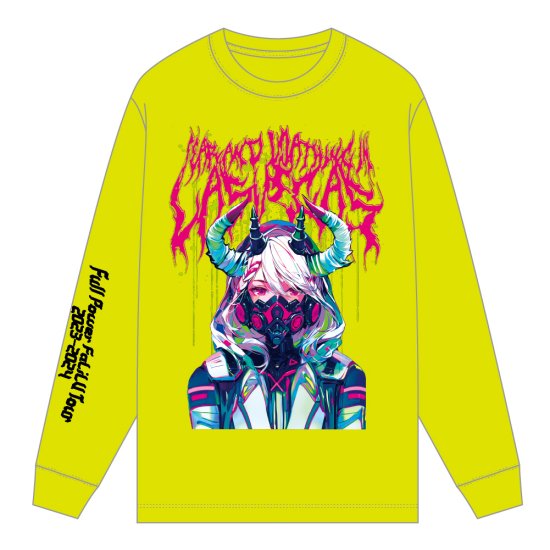 Full Power FaLiLV Tour 2023-2024 Full Color LONGSLEEVE T-SHIRTS〈B〉(Safety  green) - Fear, and Loathing in Las Vegas Online Store