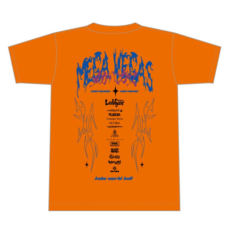 MEGA VEGAS 2024 T-SHIRTS〈C〉(Orange) - Fear, and Loathing in Las Vegas  Online Store