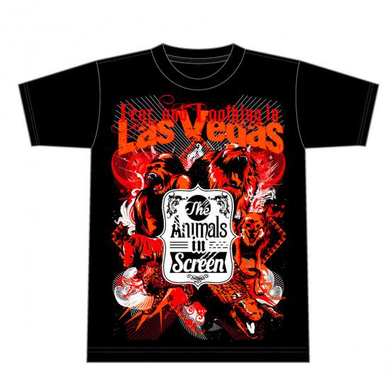 The Animals In Screen T-Shirts (Black) - Fear, and Loathing in Las 