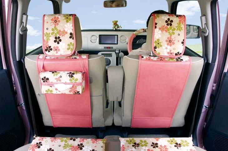 かわいい車用ティッシュボックスカバー 夢見るピンクミルクティ ローズピンク かわいい車用ティッシュボックスカバー 夢見るピンクミルクティ ローズピンク