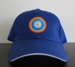 CAP. (キャプテン) オレンジマーク&ロイラルブルーwithホワイト