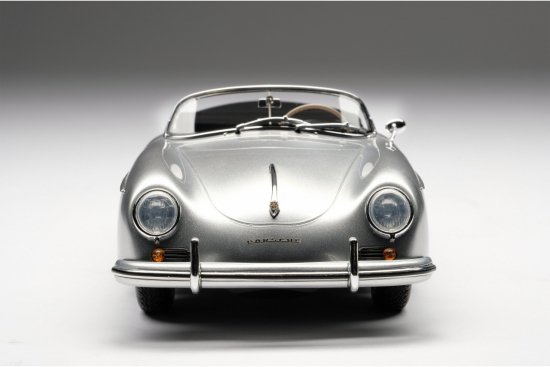 Amalgam Collection 1:18 1955年モデル ポルシェ 356A Speedster シルバー ブラックレザーインテリア -  Amalgam Collection 専門店 ディー・ティー・ダブリュー