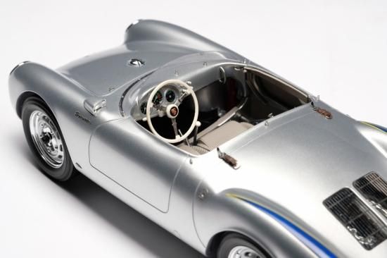 Amalgam Collection 1:18 1954年モデル ポルシェ 550 Spyder シルバー - Amalgam Collection  専門店 ディー・ティー・ダブリュー