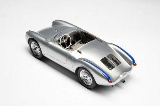 Amalgam Collection 1:18 1954年モデル ポルシェ 550 Spyder シルバー - Amalgam Collection  専門店 ディー・ティー・ダブリュー