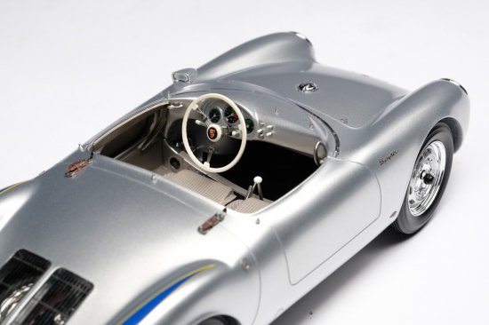 Amalgam Collection 1:18 1954年モデル ポルシェ 550 Spyder シルバー - Amalgam Collection  専門店 ディー・ティー・ダブリュー