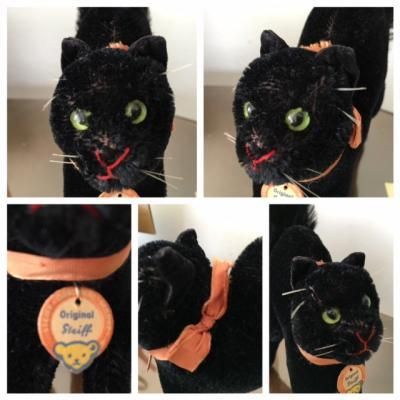 ☆*。ヴィンテージシュタイフ☆黒猫トムキャット☆Tom Cat・☆*。 - TEDDYBEARHOLIC