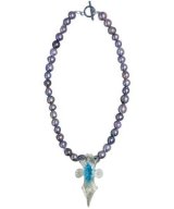 JANKY JEWELS / ジャンキージュエルズ - HELL'S ANGEL PEARL NECKLACE (MARINE BLUE/TAHITI PEARL)<img class='new_mark_img2' src='https://img.shop-pro.jp/img/new/icons55.gif' style='border:none;display:inline;margin:0px;padding:0px;width:auto;' />