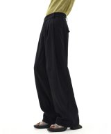 NUTEMPEROR / ナットエンペラー - WIDE-LEG PANTS (BLACK)<img class='new_mark_img2' src='https://img.shop-pro.jp/img/new/icons2.gif' style='border:none;display:inline;margin:0px;padding:0px;width:auto;' />