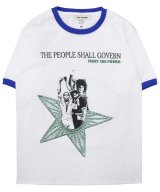 SOJI SOLARIN / ソジ ソラリス - FIGHT THE POWER RINGER TEE (WHITE)<img class='new_mark_img2' src='https://img.shop-pro.jp/img/new/icons2.gif' style='border:none;display:inline;margin:0px;padding:0px;width:auto;' />