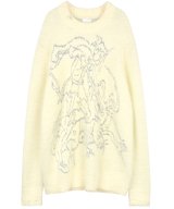 NUTEMPEROR / ナットエンペラー - KINT SWEATER (OFF WHITE)<img class='new_mark_img2' src='https://img.shop-pro.jp/img/new/icons55.gif' style='border:none;display:inline;margin:0px;padding:0px;width:auto;' />