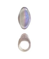 ONKALO JEWELLERY / オンカロジュエリー - OVUM RING (CLEAR/SMALL)<img class='new_mark_img2' src='https://img.shop-pro.jp/img/new/icons2.gif' style='border:none;display:inline;margin:0px;padding:0px;width:auto;' />