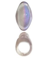 ONKALO JEWELLERY / オンカロジュエリー - OVUM RING (CLEAR/MEDIUM)<img class='new_mark_img2' src='https://img.shop-pro.jp/img/new/icons2.gif' style='border:none;display:inline;margin:0px;padding:0px;width:auto;' />
