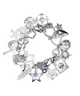 MARLAND BACKUS / マーランドバッカス - CHROME CHARM BRACELET (SILVER)<img class='new_mark_img2' src='https://img.shop-pro.jp/img/new/icons2.gif' style='border:none;display:inline;margin:0px;padding:0px;width:auto;' />