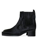 NINAMOUNAH / ニーナムーナ - SQUARE TOE ANKLE BOOTS (BLACK COW)<img class='new_mark_img2' src='https://img.shop-pro.jp/img/new/icons2.gif' style='border:none;display:inline;margin:0px;padding:0px;width:auto;' />