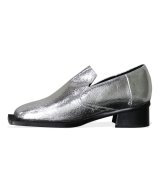 NINAMOUNAH / ニーナムーナ - SQUARE TOE LOAFERS (SILVER PATENT)<img class='new_mark_img2' src='https://img.shop-pro.jp/img/new/icons2.gif' style='border:none;display:inline;margin:0px;padding:0px;width:auto;' />