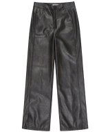 NUTEMPEROR / ナットエンペラー - PU LEATHER WIDE-LEG PANTS (DARK BROWN)<img class='new_mark_img2' src='https://img.shop-pro.jp/img/new/icons55.gif' style='border:none;display:inline;margin:0px;padding:0px;width:auto;' />
