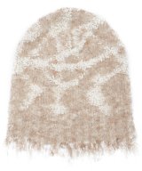 NUTEMPEROR / ナットエンペラー - KNIT BEANIE (KHAKI/WHITE)<img class='new_mark_img2' src='https://img.shop-pro.jp/img/new/icons2.gif' style='border:none;display:inline;margin:0px;padding:0px;width:auto;' />