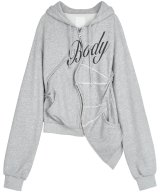 NUTEMPEROR / ナットエンペラー - SWEAT HOODIE (GREY)<img class='new_mark_img2' src='https://img.shop-pro.jp/img/new/icons55.gif' style='border:none;display:inline;margin:0px;padding:0px;width:auto;' />