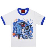 SYNTHESIS / ジンテーゼ - WEB44 RINGER T-SHIRT (+2 pin) (BLUE/WHITE)<img class='new_mark_img2' src='https://img.shop-pro.jp/img/new/icons2.gif' style='border:none;display:inline;margin:0px;padding:0px;width:auto;' />
