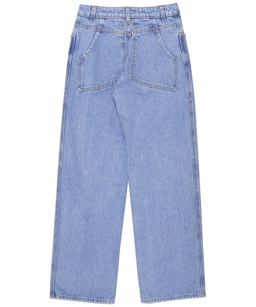 ECKHAUS LATTA / エコーズラッタ - WIDE LEG JEAN (TRUE BLUE