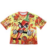 KIM LAUGHTON / キムラウトン - SPICY CLIPART SHIRT (RED/YELLOW)<img class='new_mark_img2' src='https://img.shop-pro.jp/img/new/icons2.gif' style='border:none;display:inline;margin:0px;padding:0px;width:auto;' />