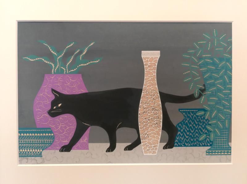 【国内正規品】 千海博美 猫 原画 絵画