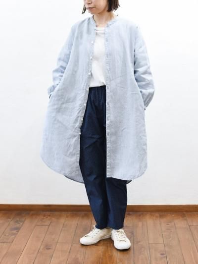 WOMEN】バックボタン ストライプブラウス / J.PRESS YORK STREET