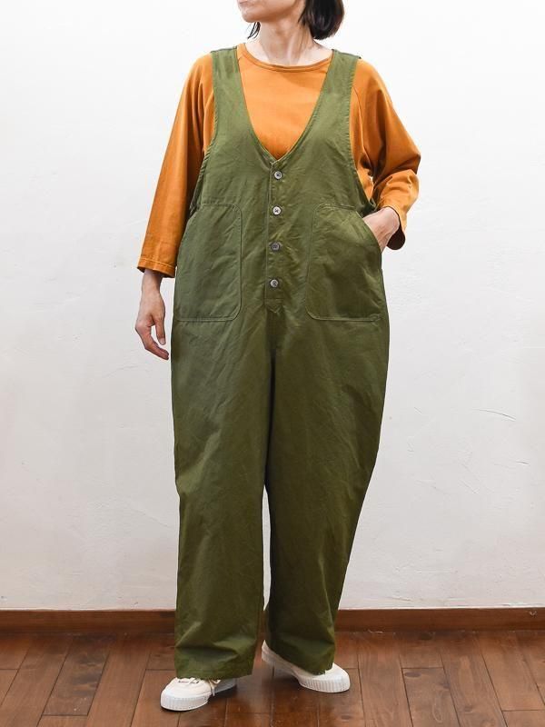 NEAT オーバーオール　コットンカルゼ NEAT オーバーオール コットンカルゼ