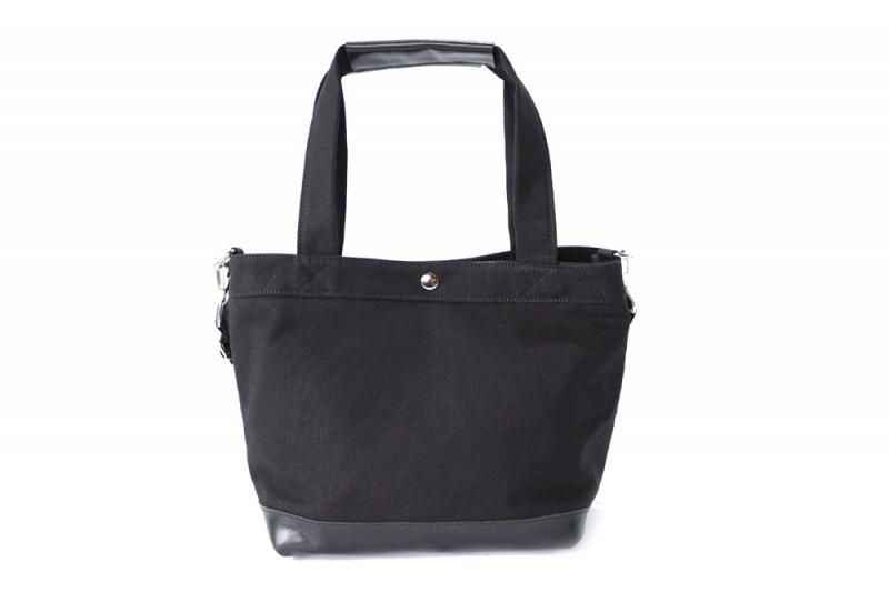 Picnicトートバッグ ブラック6号帆布＆ブラック（ S