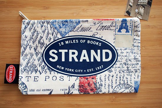 STRAND BOOK STORE ポーチ Airmail - 旅する雑貨店 BON VOYAGE