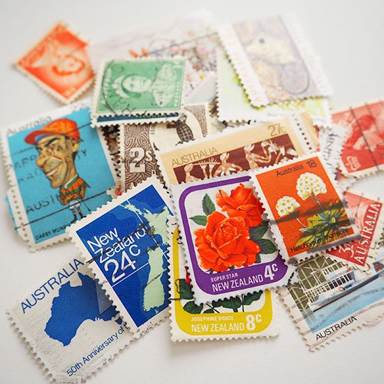 ニュージーランド 使用済み切手 - コレクション