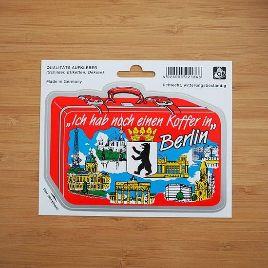 ステッカー Berlin トランク 旅する雑貨店 Bon Voyage