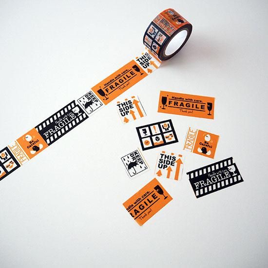 No.166 CAFE BON VOYAGE オリジナルマスキングテープ fragile - 旅する