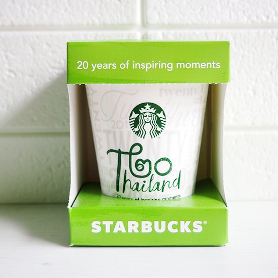 日本未発売] スターバックスコーヒー タイ20周年 カップ型貯金箱 - 旅