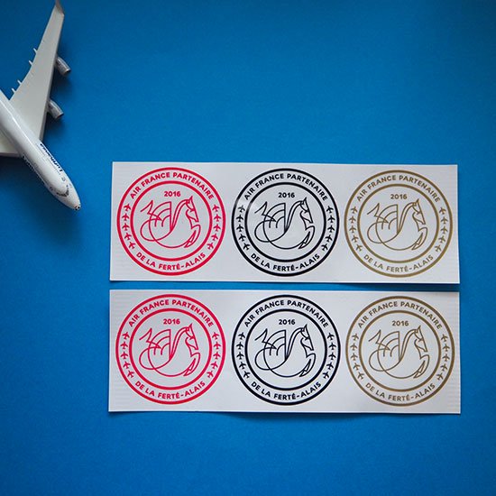超歓迎 AIR FRANCE エアーフランス ビンテージ 旧ロゴ デスクトップ 美 