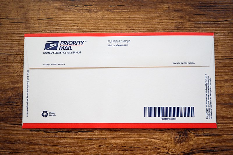 最新アイテム USPS アメリカ合衆国郵便公社 封筒大2小4枚 box3 セット