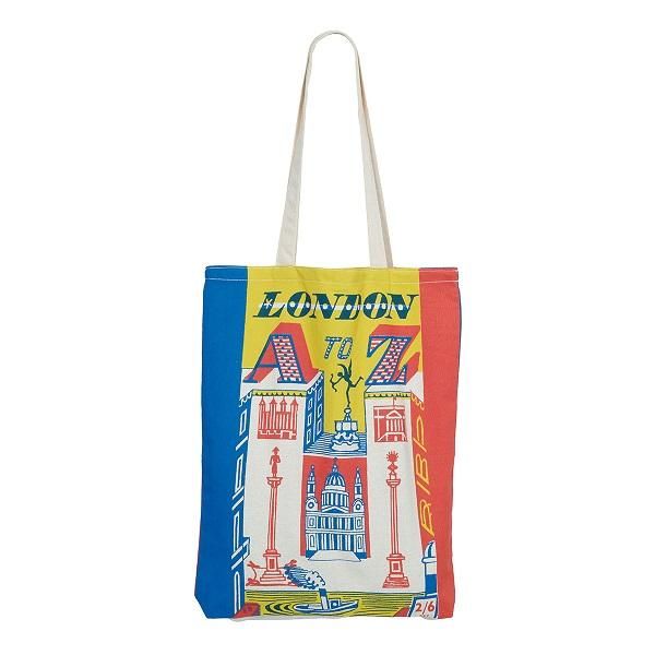 エールフランスグッズのバッグ イギリス買付品] V&A LONDON A TO Z トートバッグ - 旅する雑貨