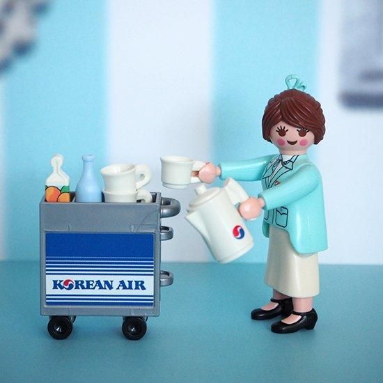 先払いのみ）韓国グッズ [Korean Air X Playmobil] 大韓航空