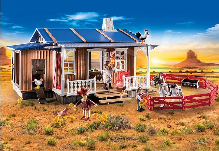 即決 プレイモービル 70947 ウエスタンの店 Playmobil -