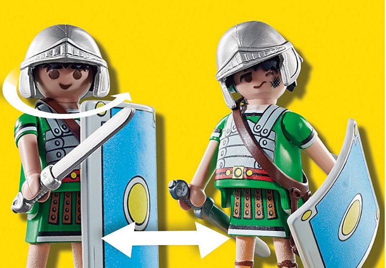 超歓迎 【匿名配送】プレイモービル playmobil ローマ軍の兵士 70934