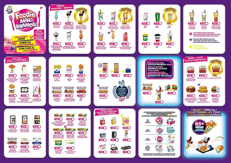 5 Surprise Mini Brands Foodie Series 2 Mystery Pack Zuru Toys - ToyWiz