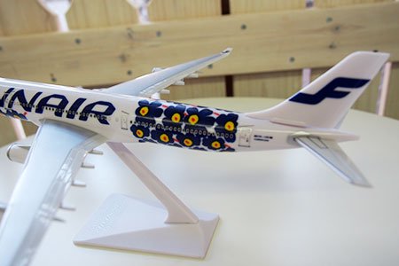 Finnair マリメッコ:ウニッコA340模型 - 航空機