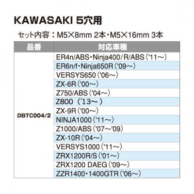 DBTC004/2 󥯥åץꥹܥ KAWASAKI 5ѡΣ