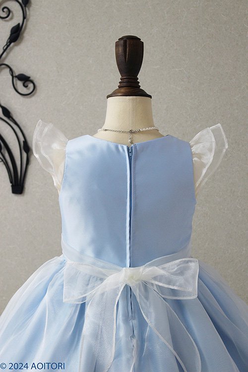 子供ドレス　ピアノ発表会ドレス　15-267(120cm)ベビーブルー【青い鳥】のp7の画像