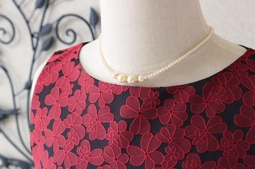 子供ドレス ピアノ発表会ドレス 3-354(150cm)レッド【青い鳥】