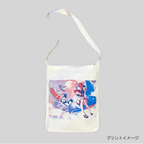 コットンショルダーバッグ(ナチュラル) - JAM|レトロ印刷と コットンショルダーバッグ(ナチュラル) - JAM|レトロ印刷と